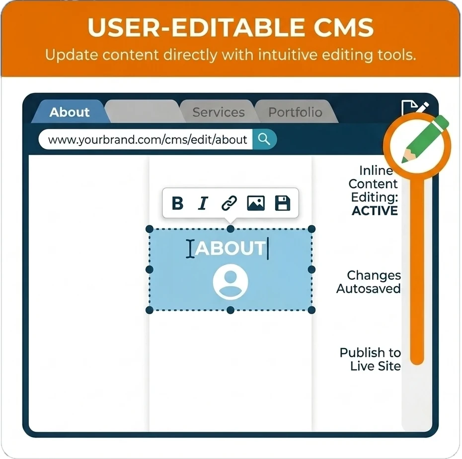 content management system - editable by user