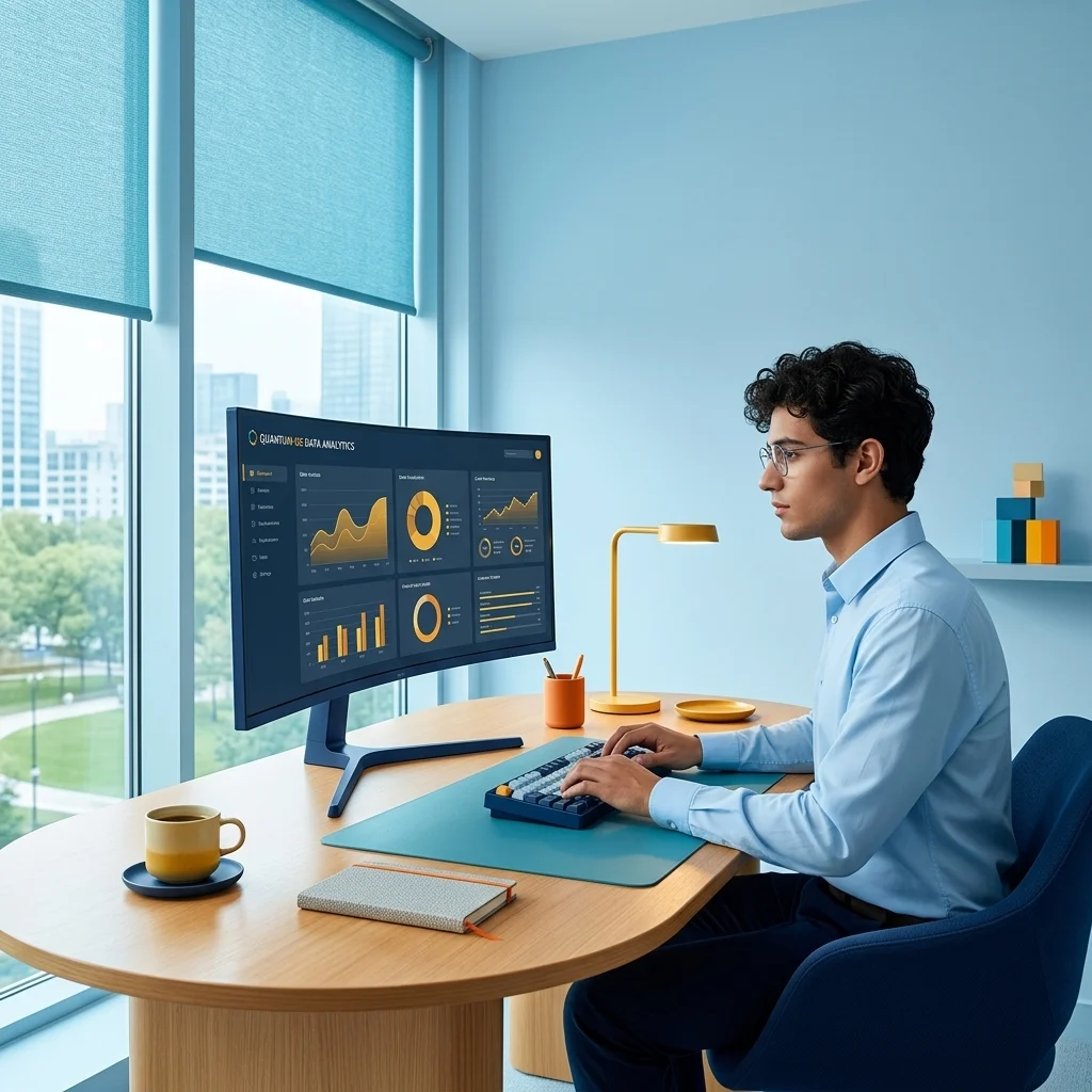 man at computer