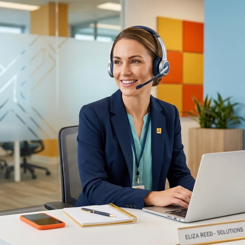 Headset icon illustration representing support
